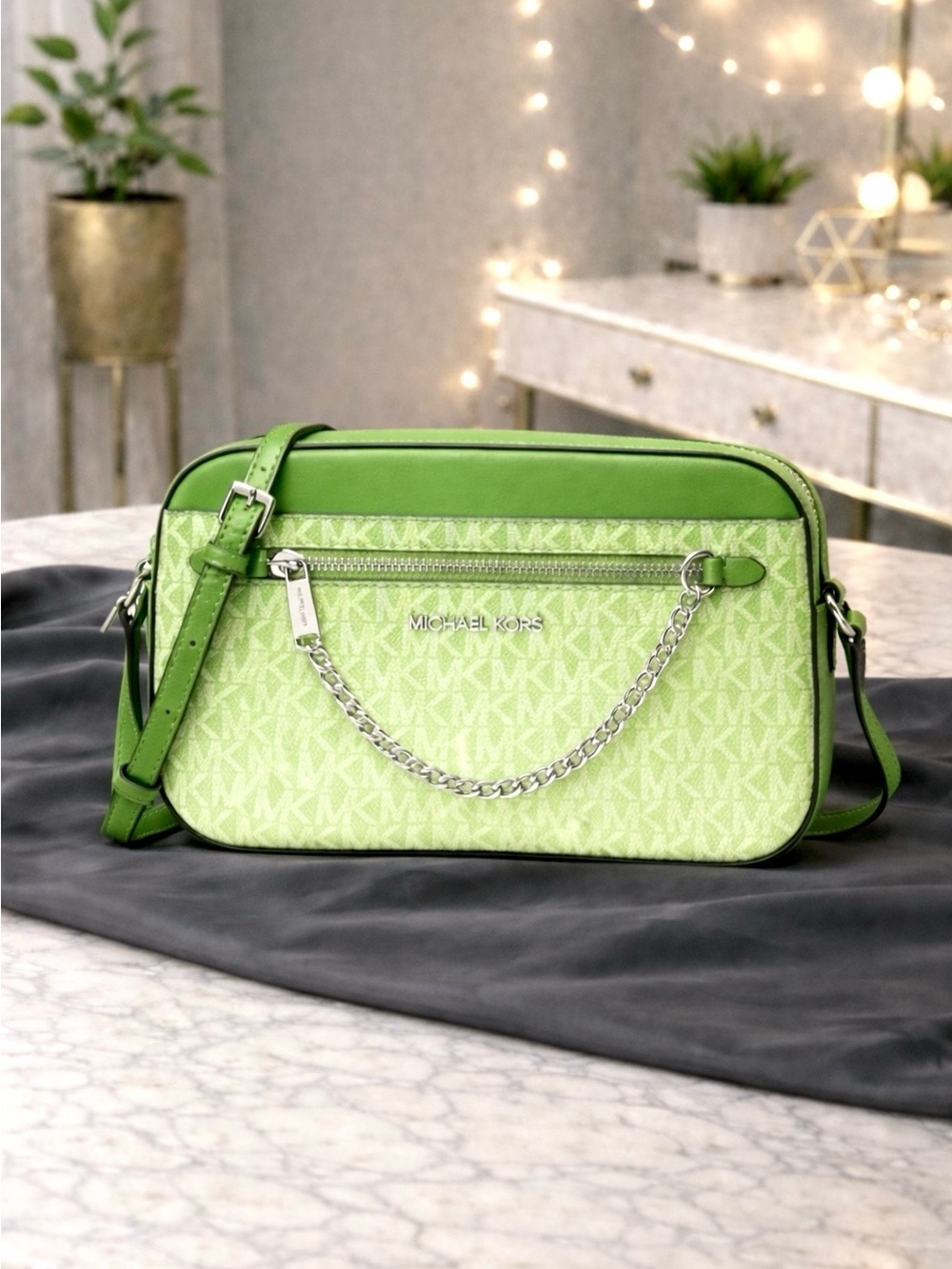 Michael Kors Jet Set Large Ombré Signature Logo Crossbody NWT priced to sale